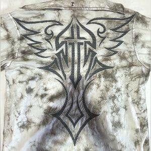 Buckle ROAR vintage y2k button down shirt